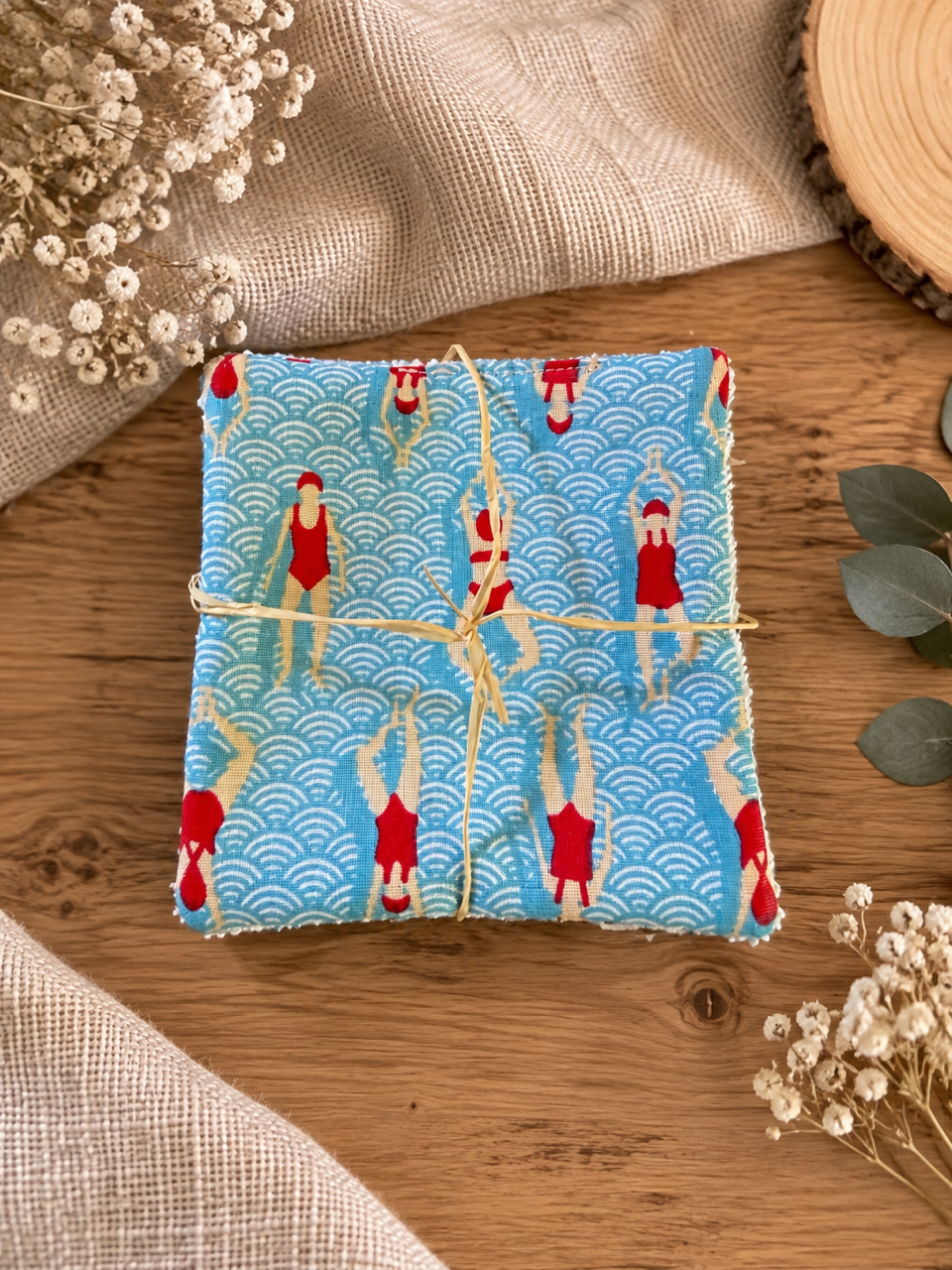 Cotons lavables (lot de 5)- 10x10