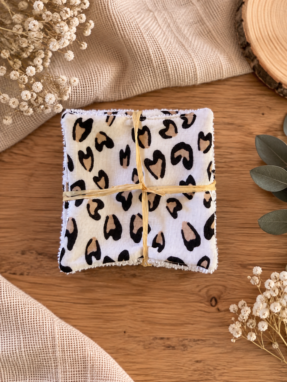Cotons lavables (lot de 5)- 10x10