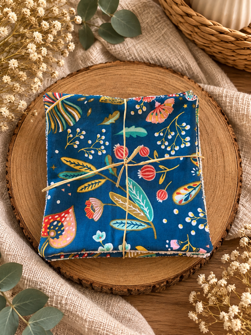 Cotons lavables (lot de 5)- 15x15